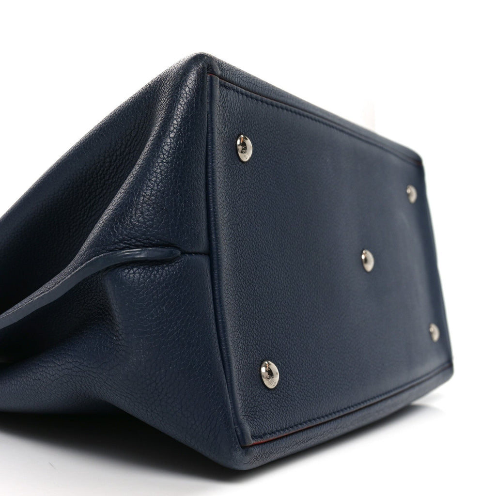 Louis Vuitton Calfskin Lockme Day Marine Rouge