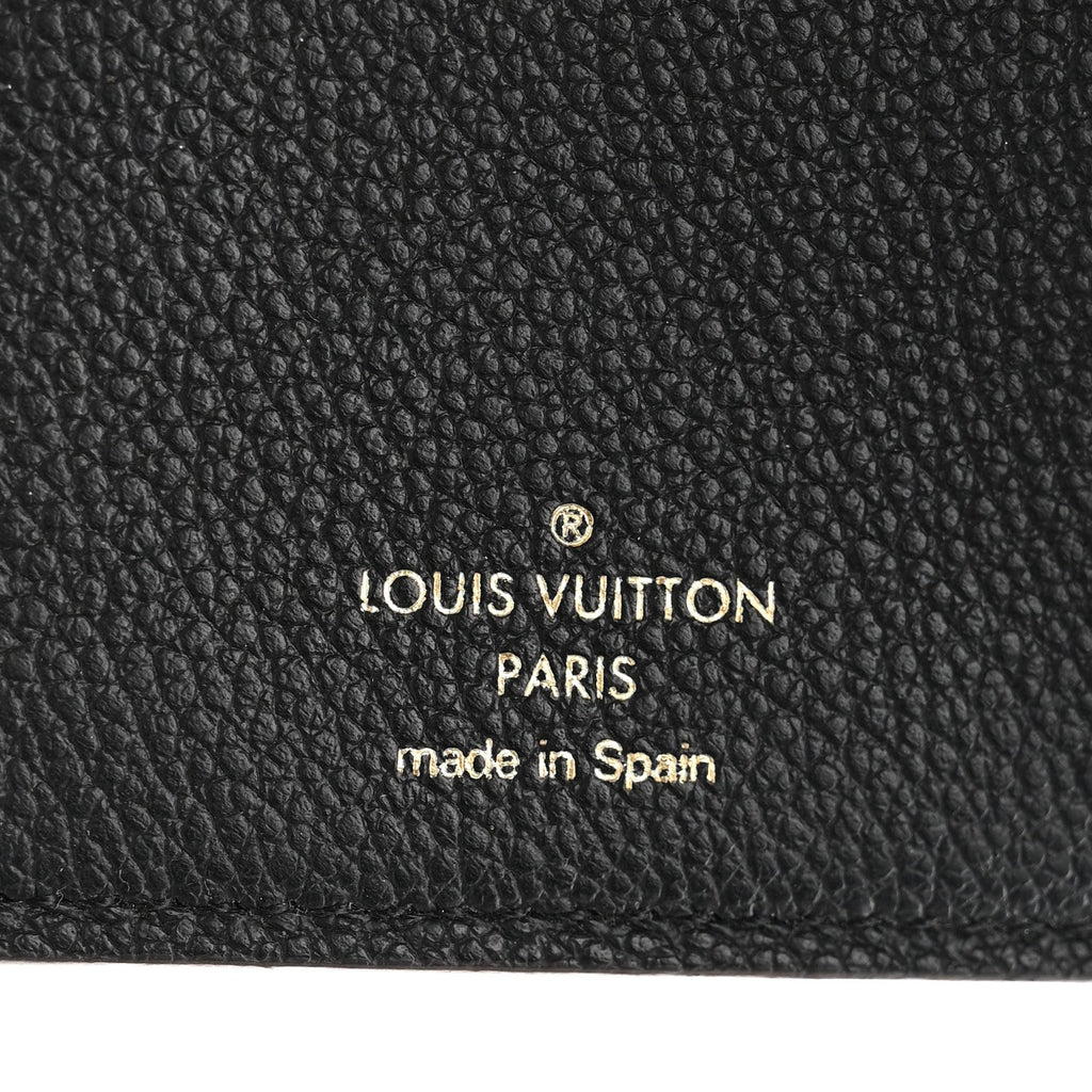 Louis Vuitton Monogram Pallas Compact Wallet Black