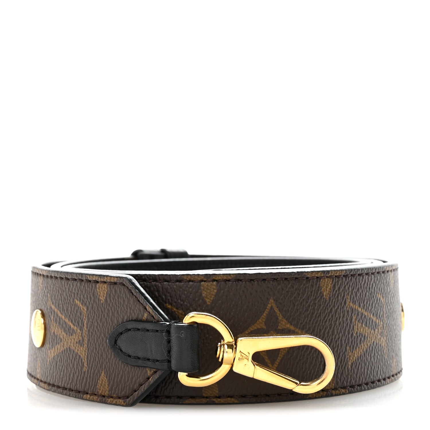 Louis Vuitton Monogram Adjustable Bandouliere Shoulder Strap Black