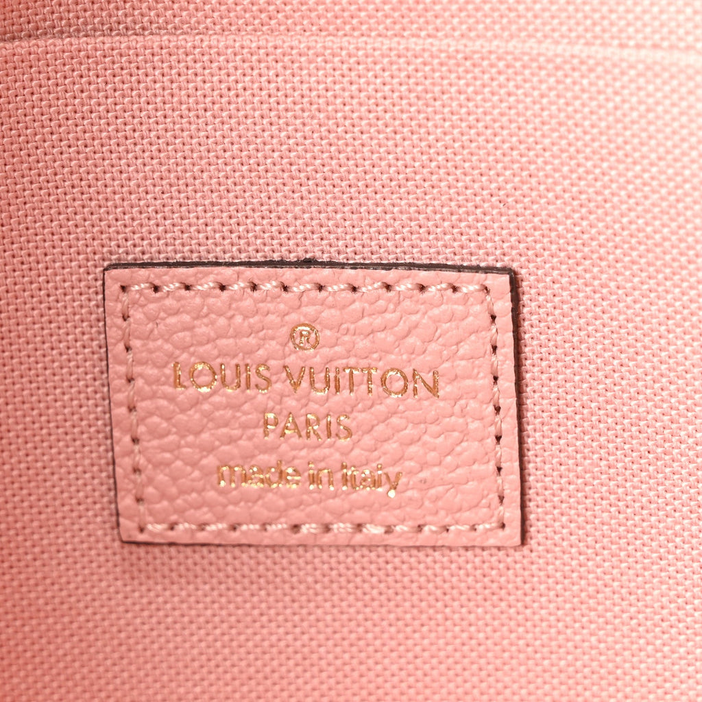 Louis Vuitton Empreinte Pochette Felicie Chain Wallet Rose Poudre