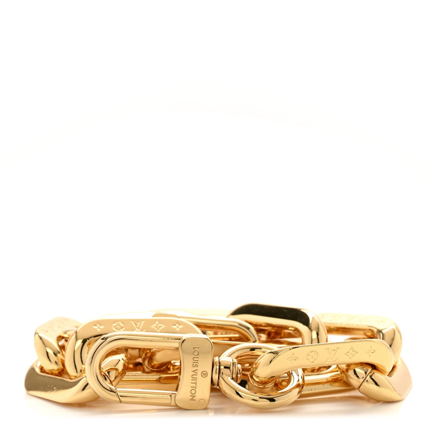 Louis Vuitton Metal Coussin BB Chain Strap Gold