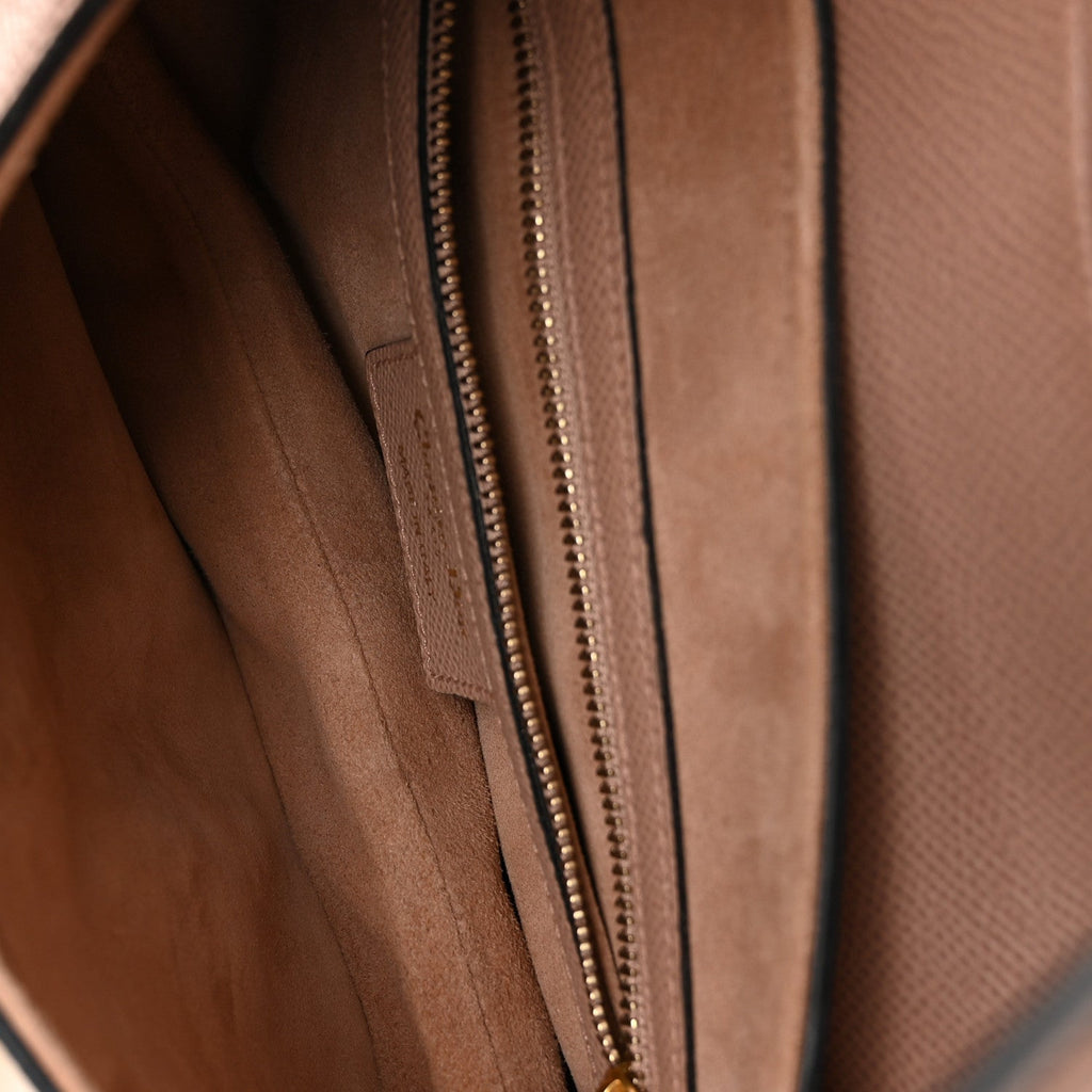 Christian Dior Grained Calfskin Saddle Bag With Strap Fard