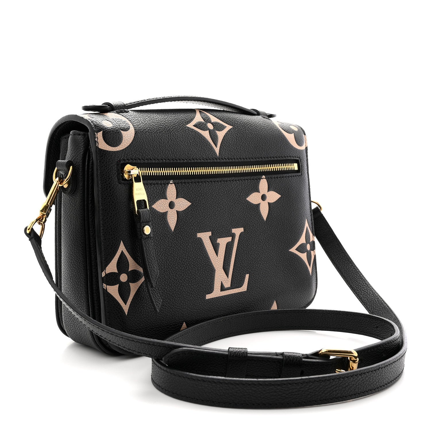 Louis Vuitton Empreinte Monogram Giant Pochette Metis Black Beige