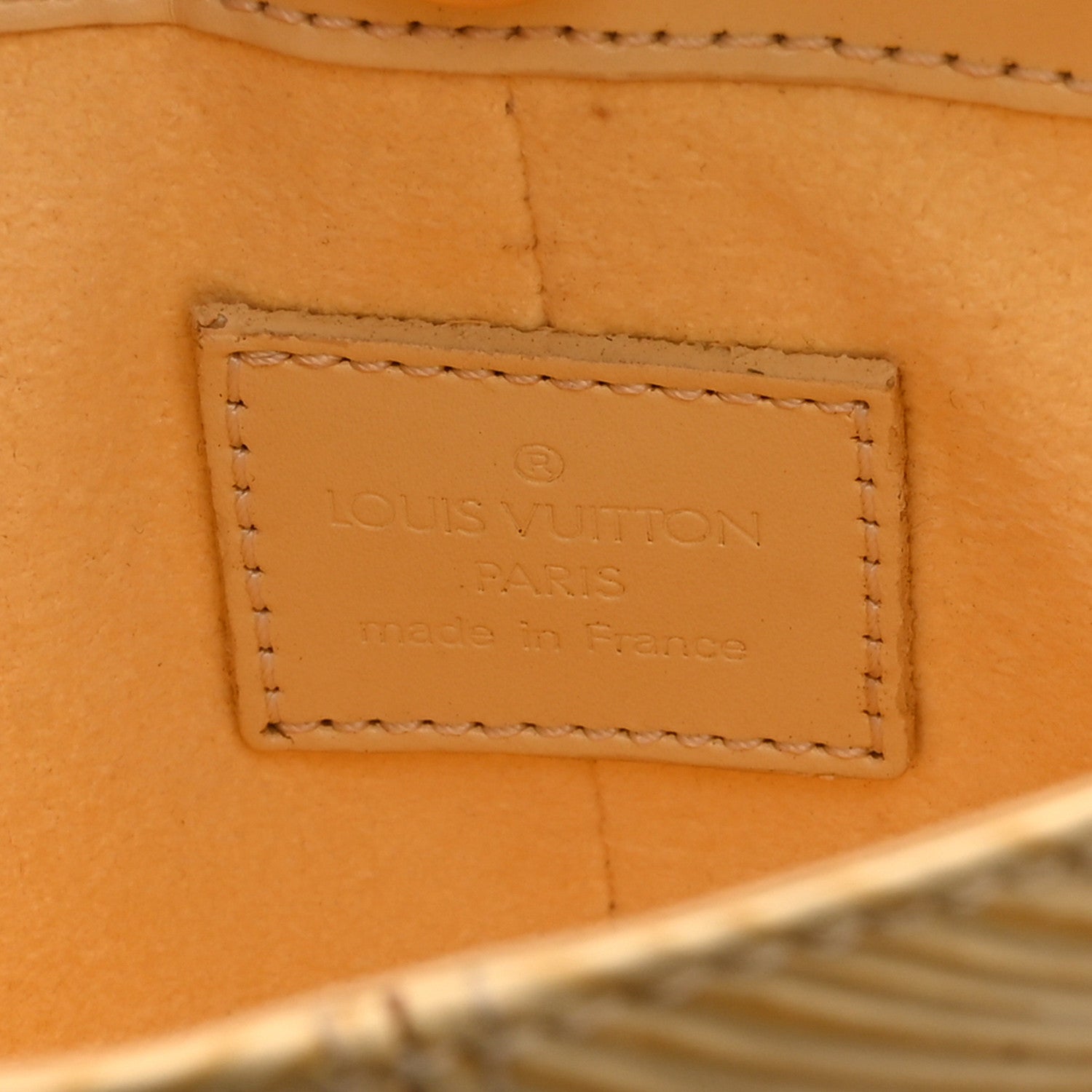 Louis Vuitton Epi Demi Lune Pochette Vanilla