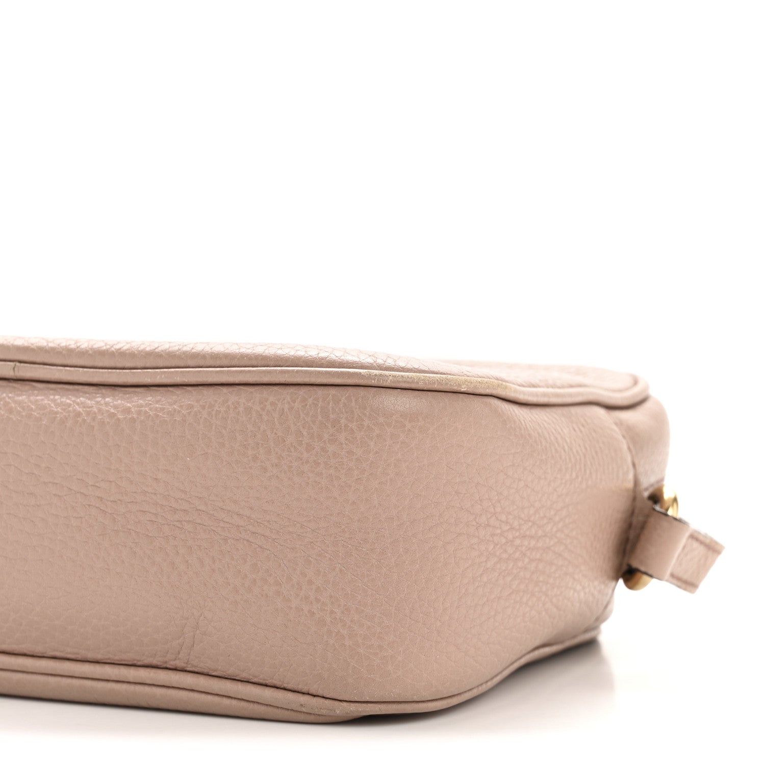 Gucci Pebbled Calfskin Small Soho Disco Bag Rose Beige