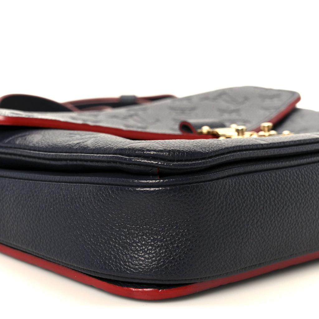 Louis Vuitton Empreinte Pochette Metis Marine Rouge