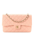 Chanel Caviar Quilted Jumbo Double Flap Light Pink