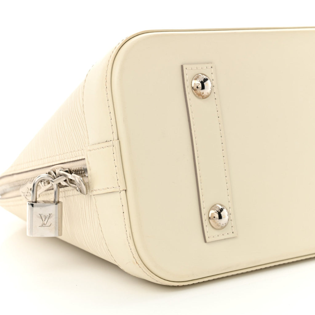 Louis Vuitton Epi Alma PM White