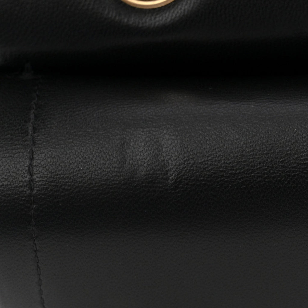 Chanel Lambskin Quilted Small Double Flap Black