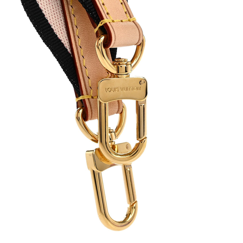Louis Vuitton Jacquard Speedy Bandouliere 20 Shoulder Strap Black