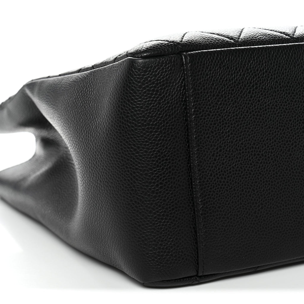 Chanel Caviar Quilted Grand Shopping Tote GST Black