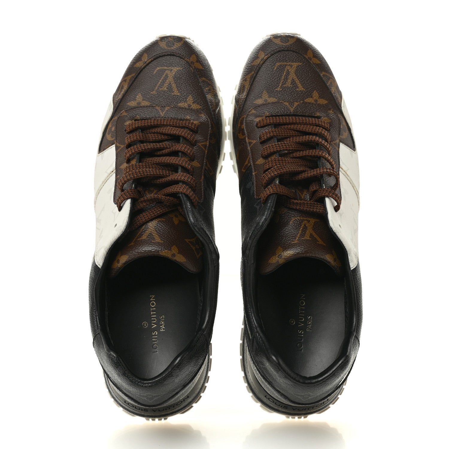 Louis Vuitton Monogram Mix Mens Run Away Sneakers 9 Ebene