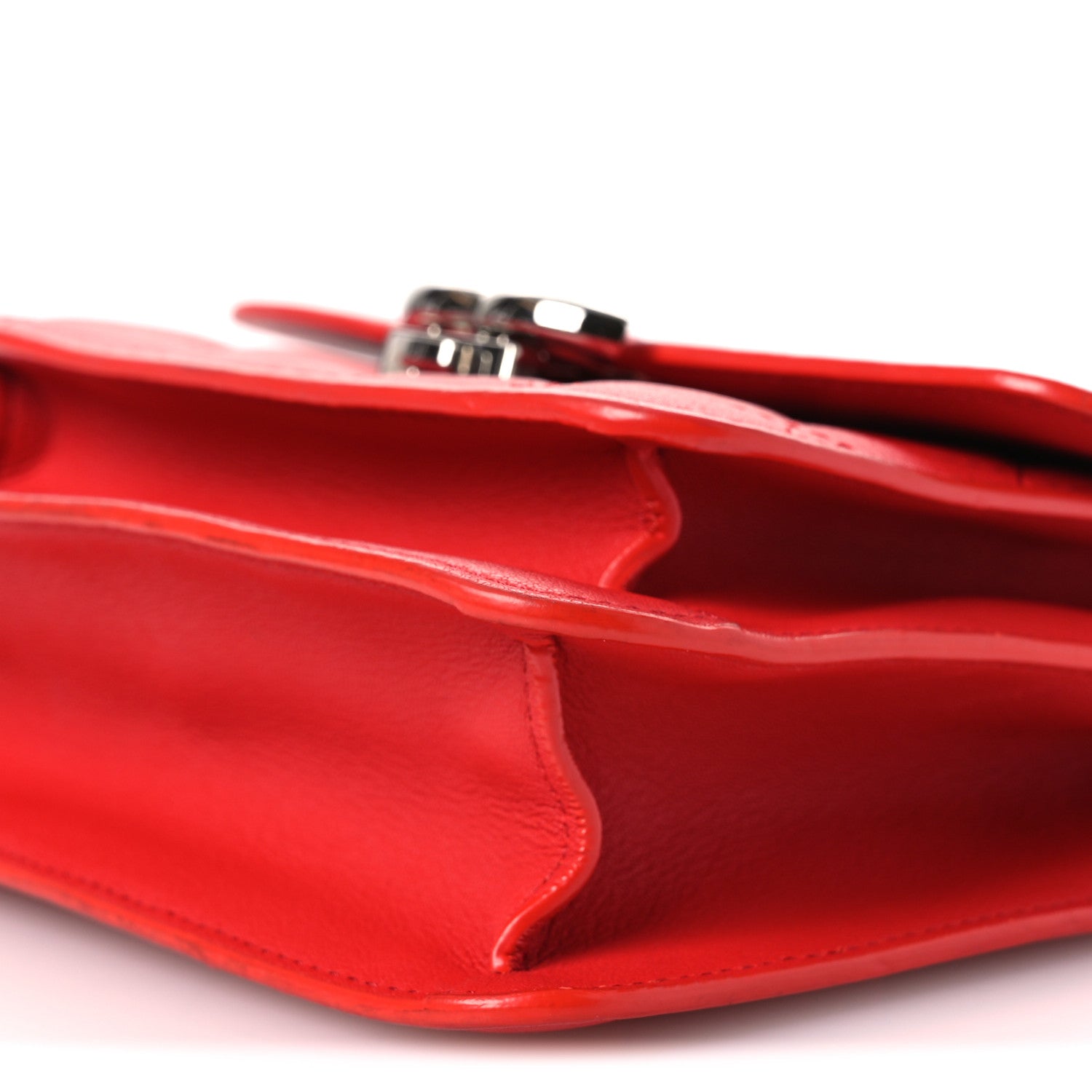 Chanel Goatskin Quilted Small CC Box Flap Red