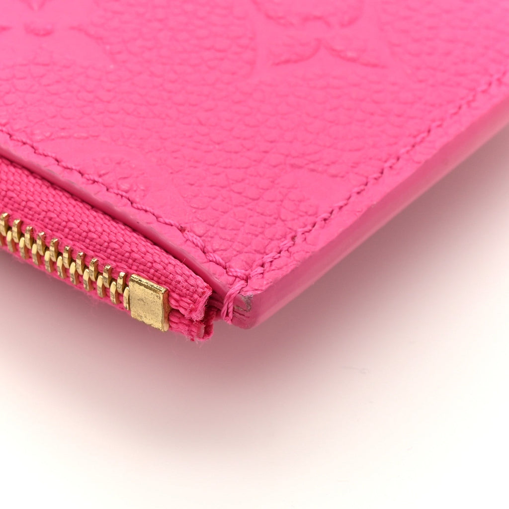 Louis Vuitton LV X TM Monogram Romy Card Holder Kawaii Pink