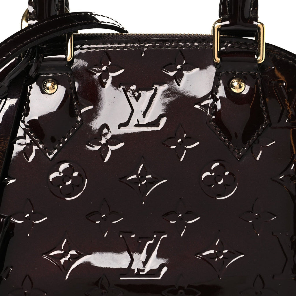 Louis Vuitton Vernis Alma BB Amarante