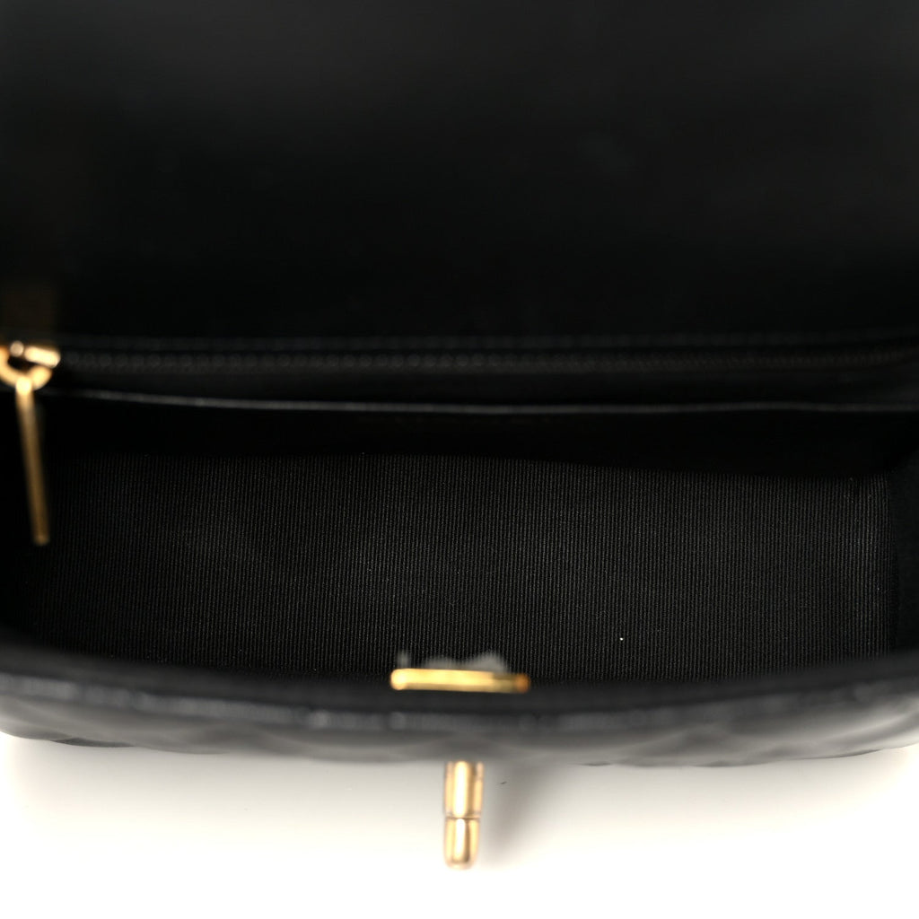 Chanel Lambskin Quilted Casino Chips Small Flap Black