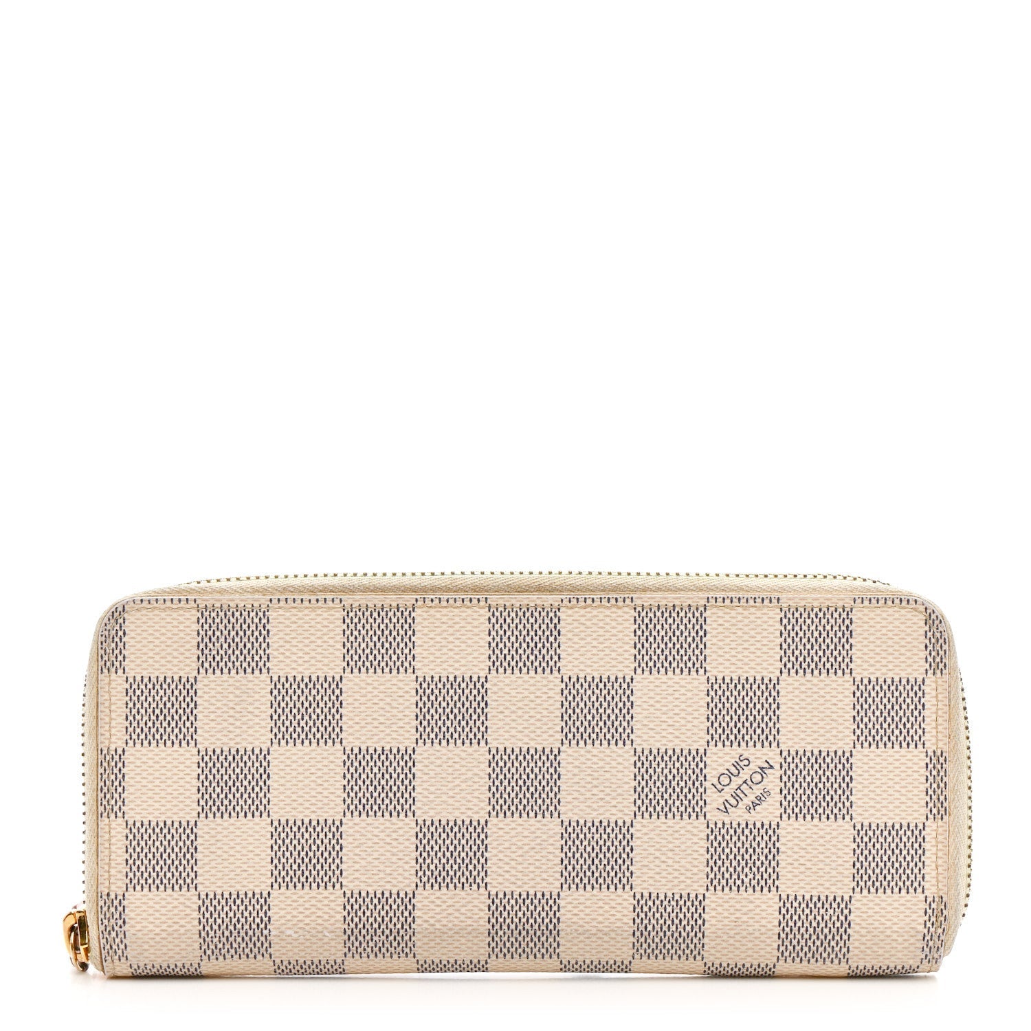 Louis Vuitton Damier Azur Clemence Wallet Rose Ballerine