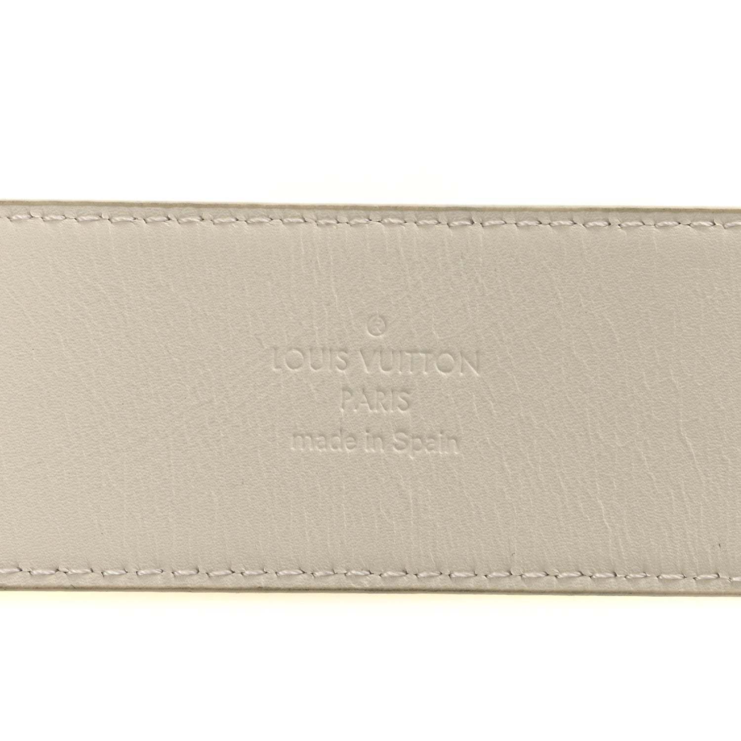 Louis Vuitton PVC Monogram 40mm LV Initiales Reversible Belt 85 34 Iridescent Prism