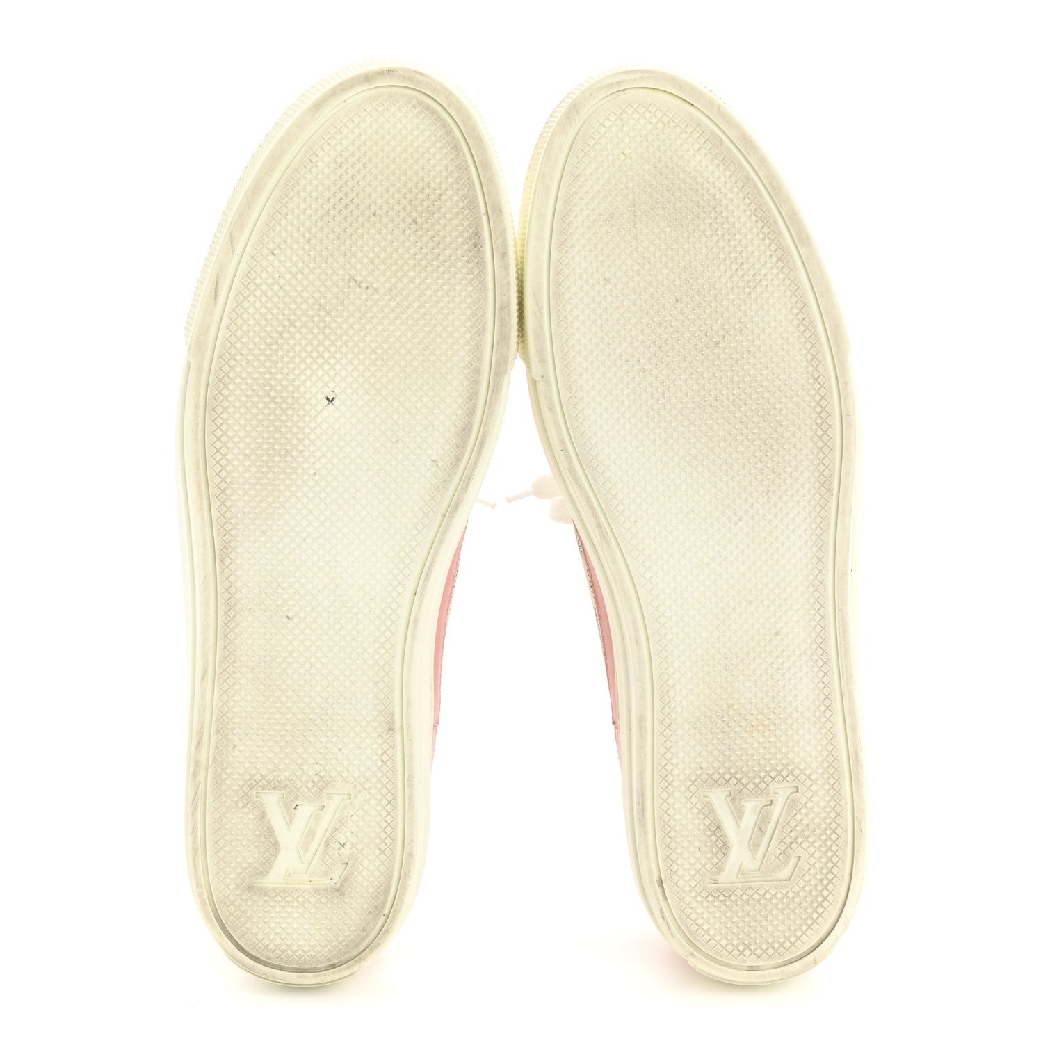 Louis Vuitton Damier Azur Stellar Sneakers 40 Rose Ballerine