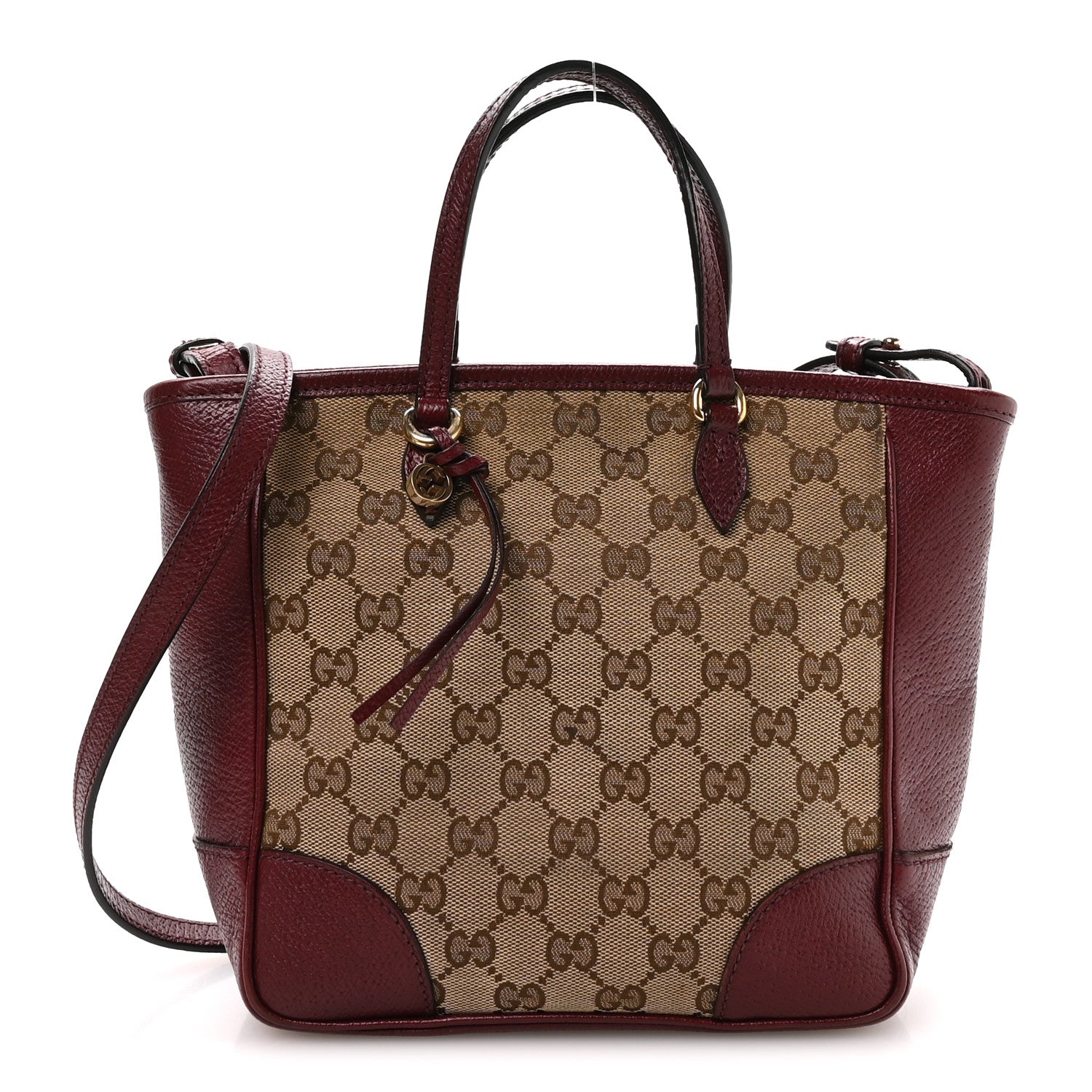 Gucci Monogram Small Bree Tote Red