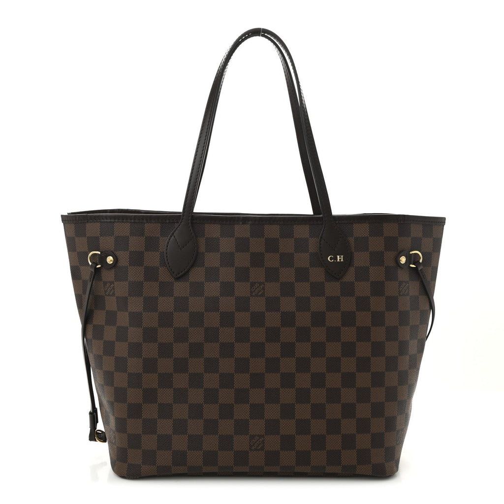 Louis Vuitton Damier Ebene Neo Neverfull MM Rose Ballerine