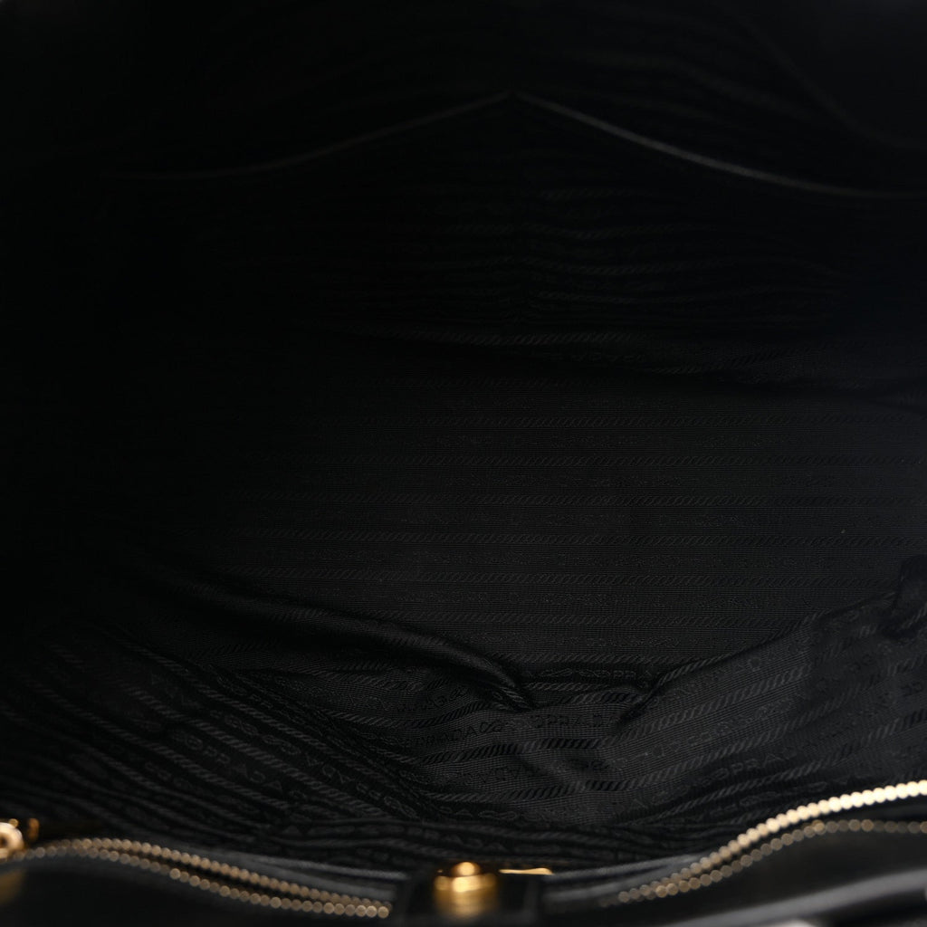 Prada Saffiano Lux Large Tote Black
