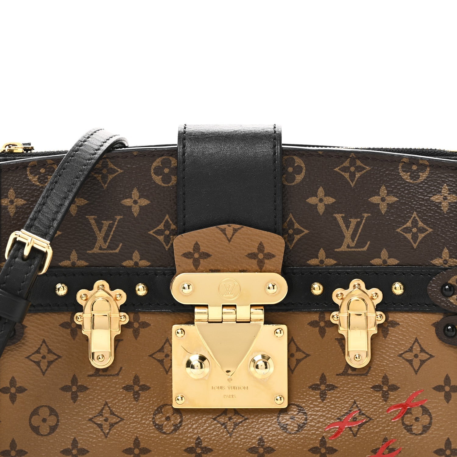 Louis Vuitton Reverse Monogram Trunk Clutch
