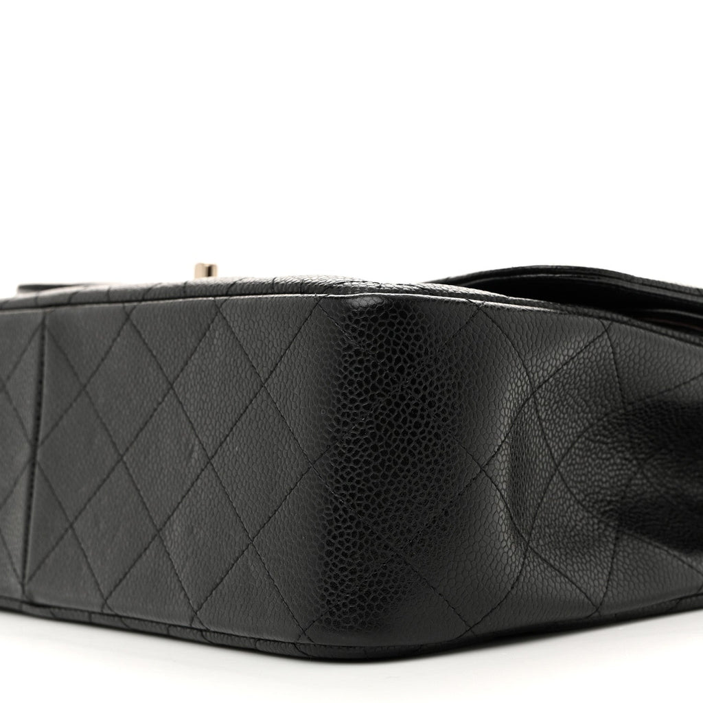 Chanel Caviar Quilted Jumbo Double Flap Black