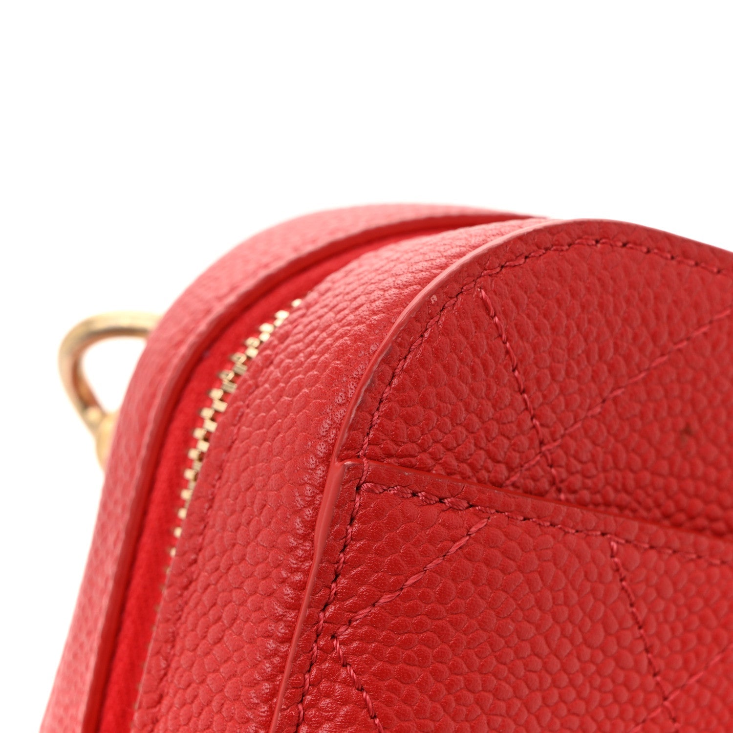 Chanel Caviar Quilted Waist Bag Red