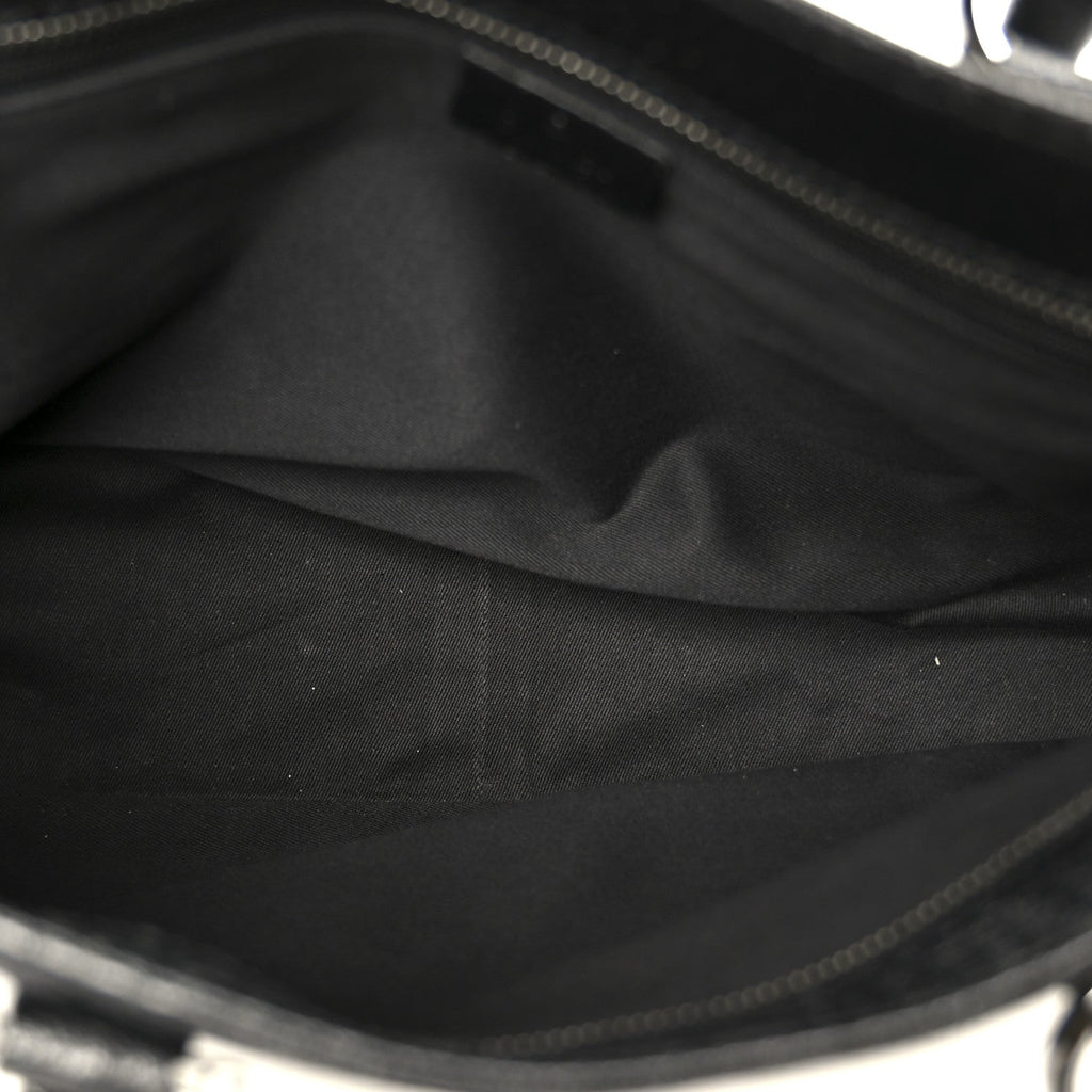 Gucci Monogram Shoulder Bag Black
