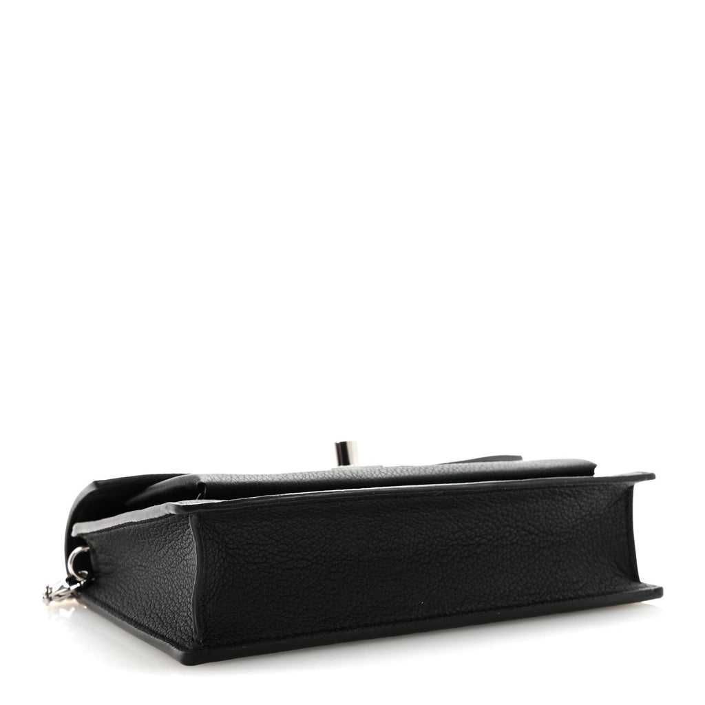 Louis Vuitton Soft Calfskin My Lockme Chain Pochette Black