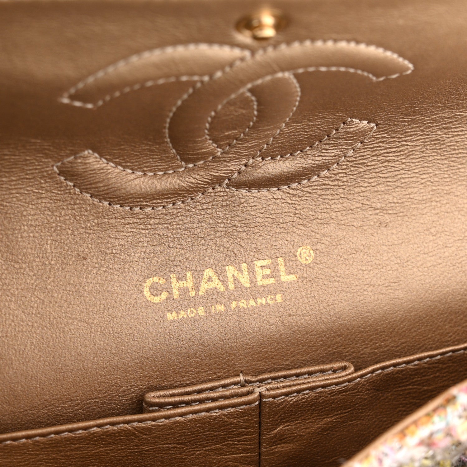 Chanel Tweed Garden Party 2.55 Reissue 225 Flap Multicolor