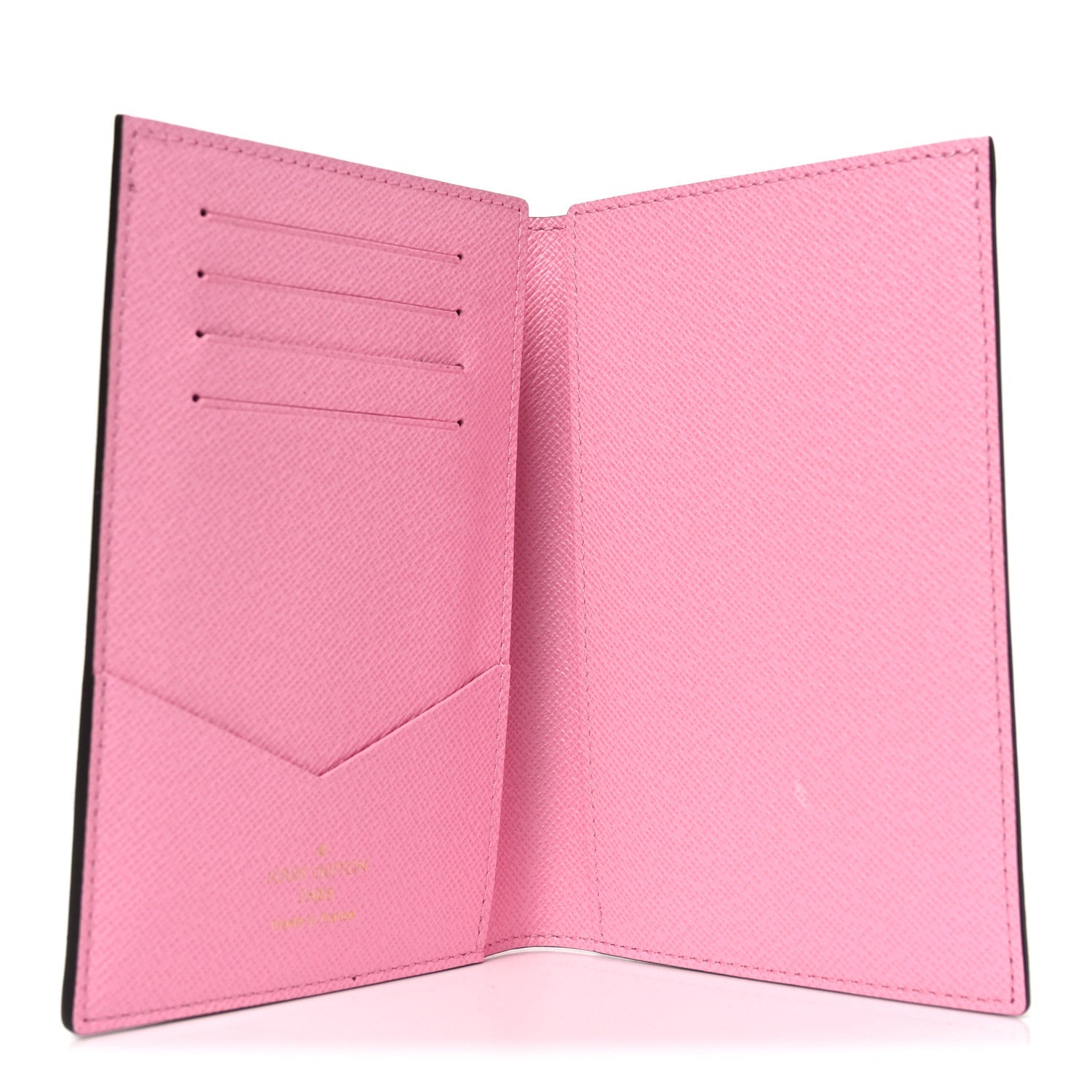 Louis Vuitton Monogram 2023 Christmas Animation Alpine Passport Cover Pink