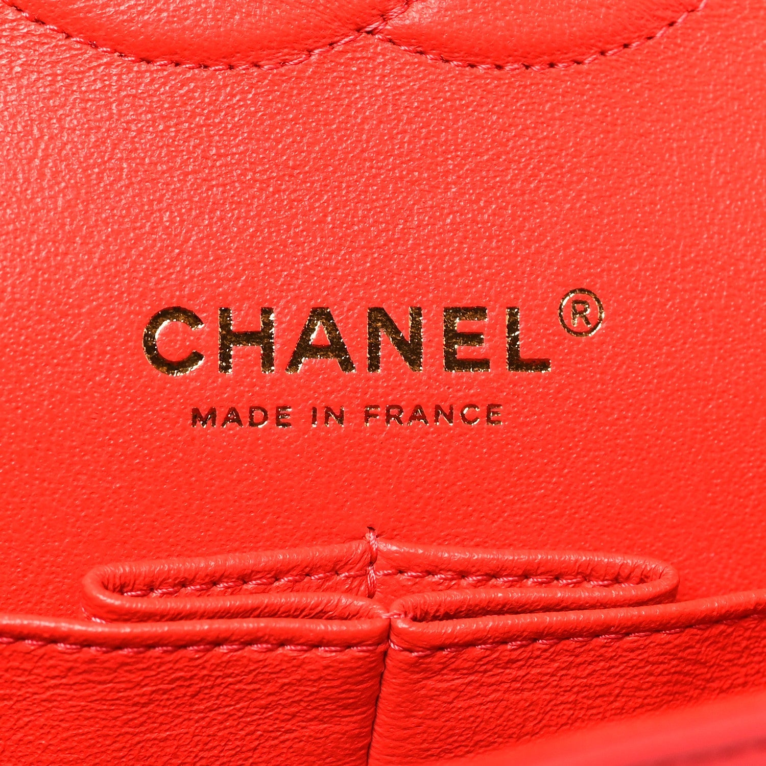 Chanel Lambskin Quilted Medium Double Flap Dark Pink
