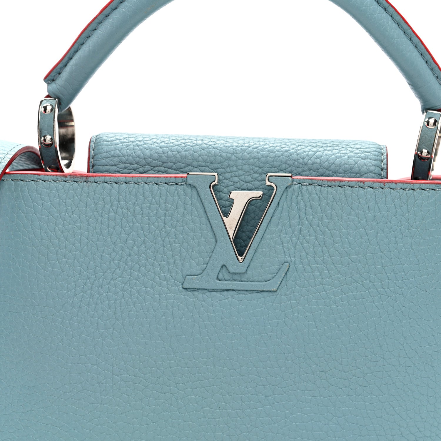 Louis Vuitton Taurillon Capucines BB Ciel