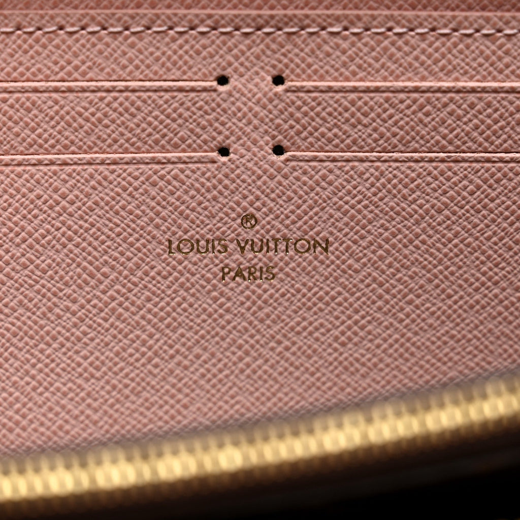 Louis Vuitton Monogram Clemence Wallet Rose Ballerine