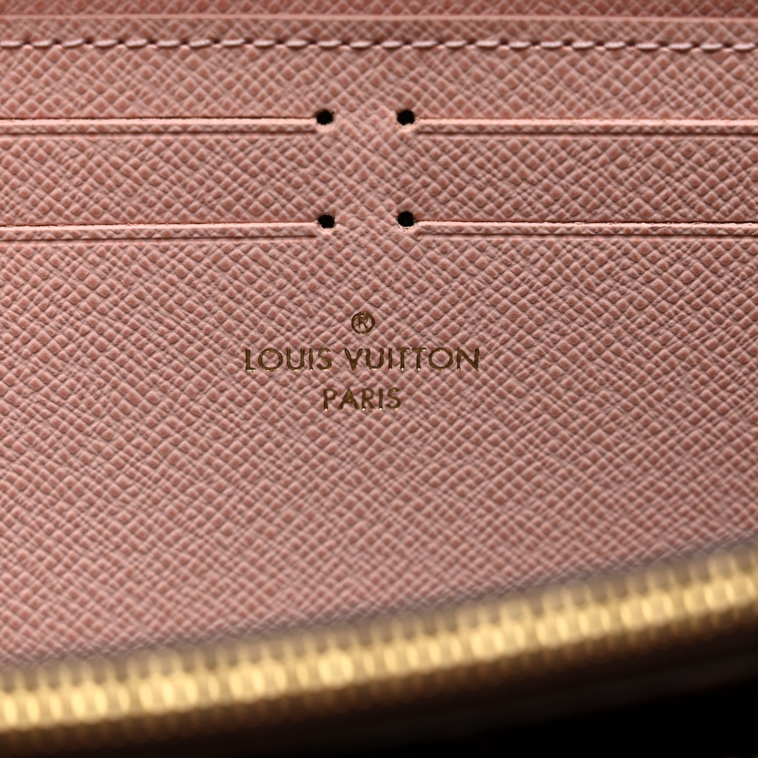 Louis Vuitton Monogram Clemence Wallet Rose Ballerine