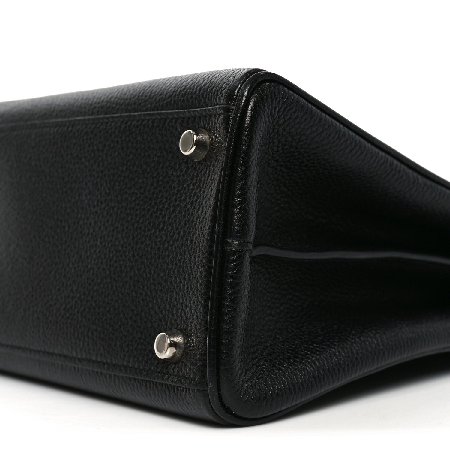 Gucci Grainy Calfskin Medium Zumi Top Handle Bag Black