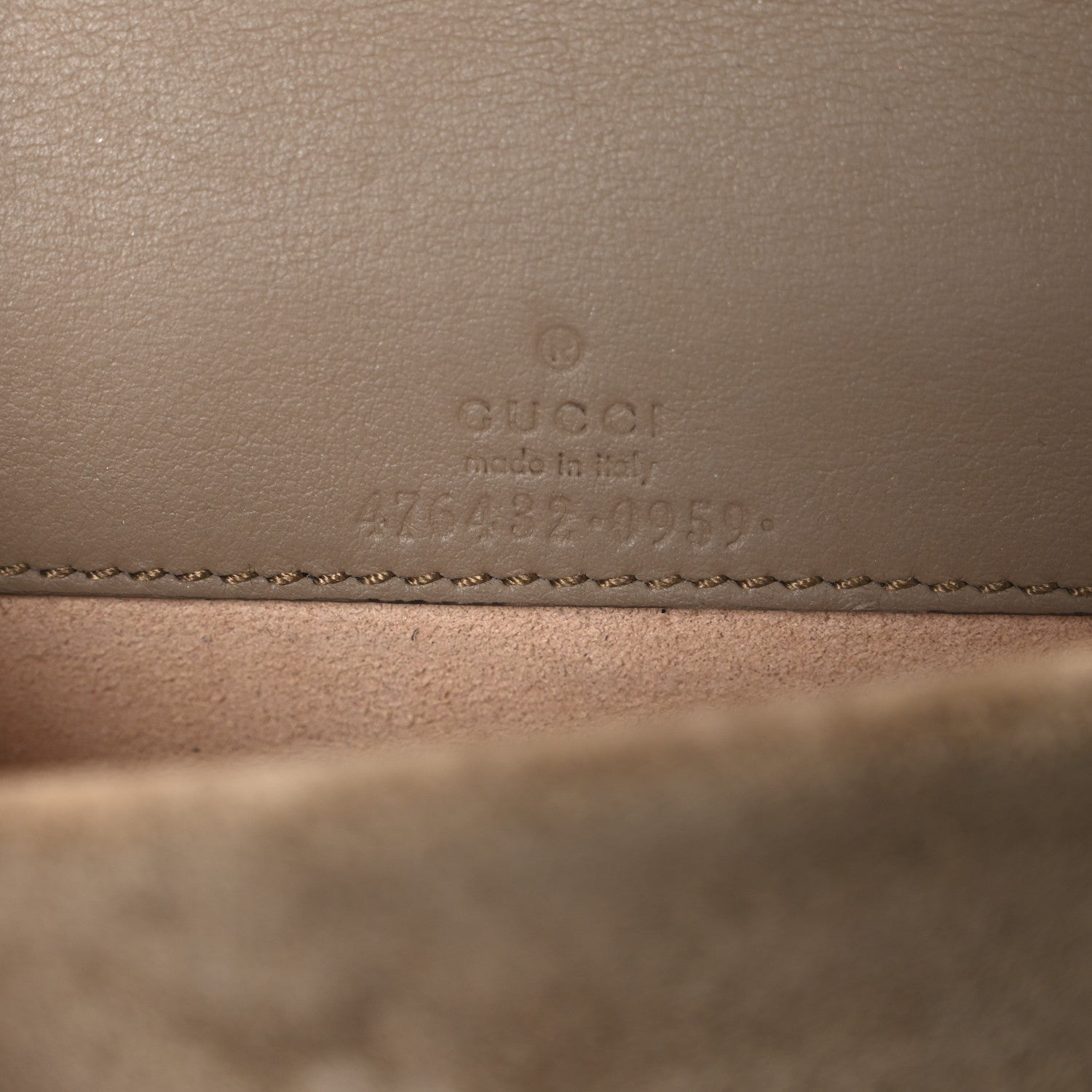 Gucci GG Supreme Monogram Super Mini Dionysus Shoulder Bag Taupe