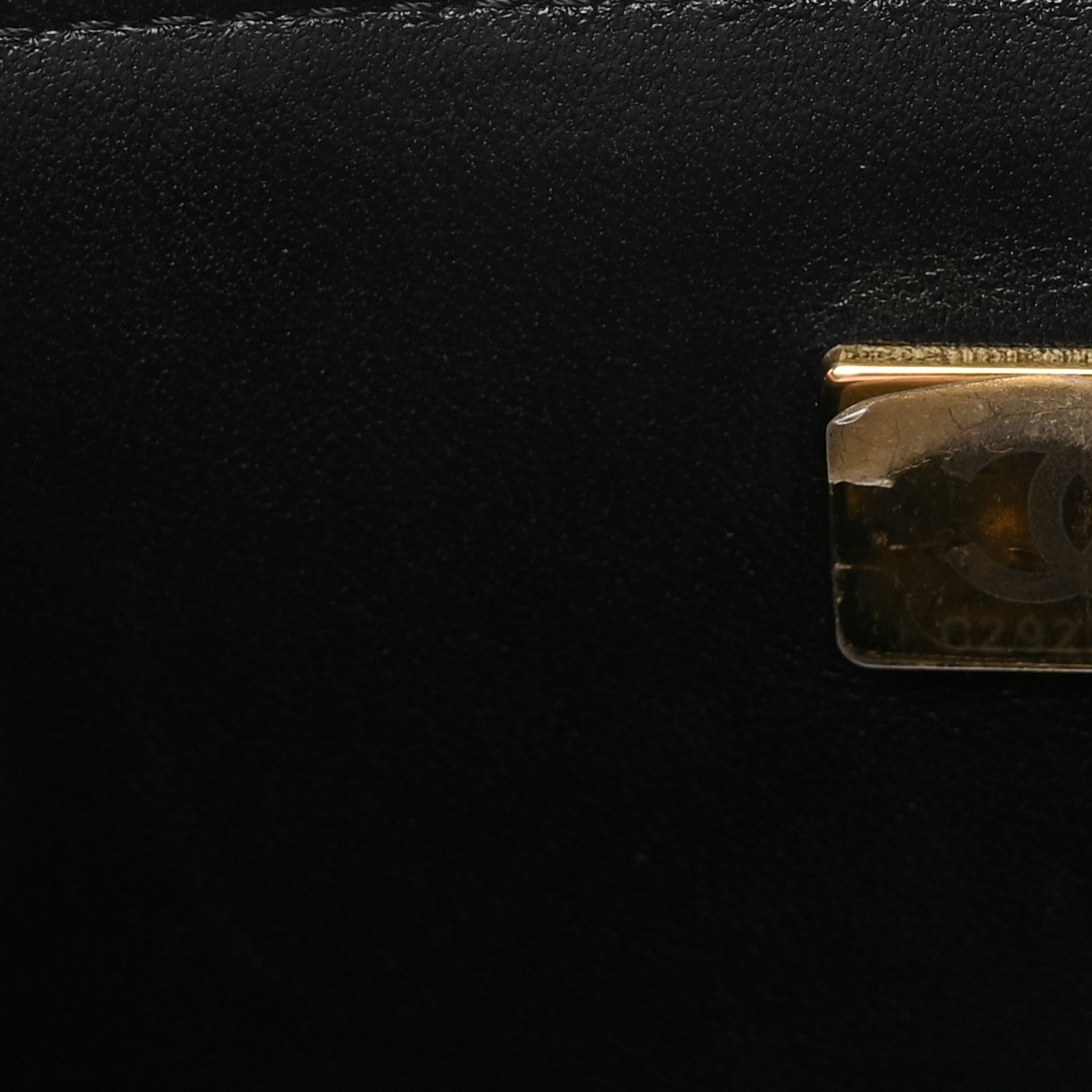 Chanel Lambskin Quilted Mini Rectangular Flap Black