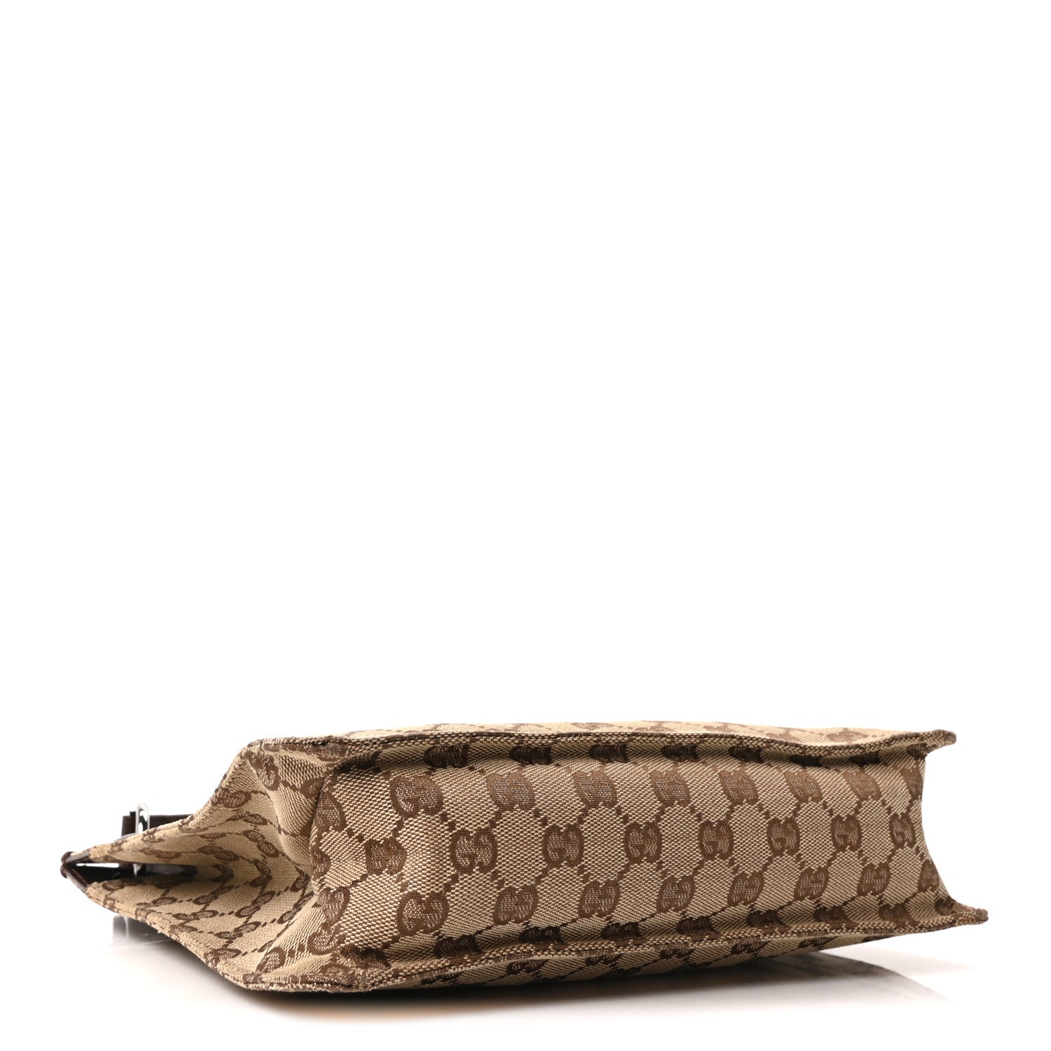 Gucci Monogram Eclipse Messenger Bag Dark Brown