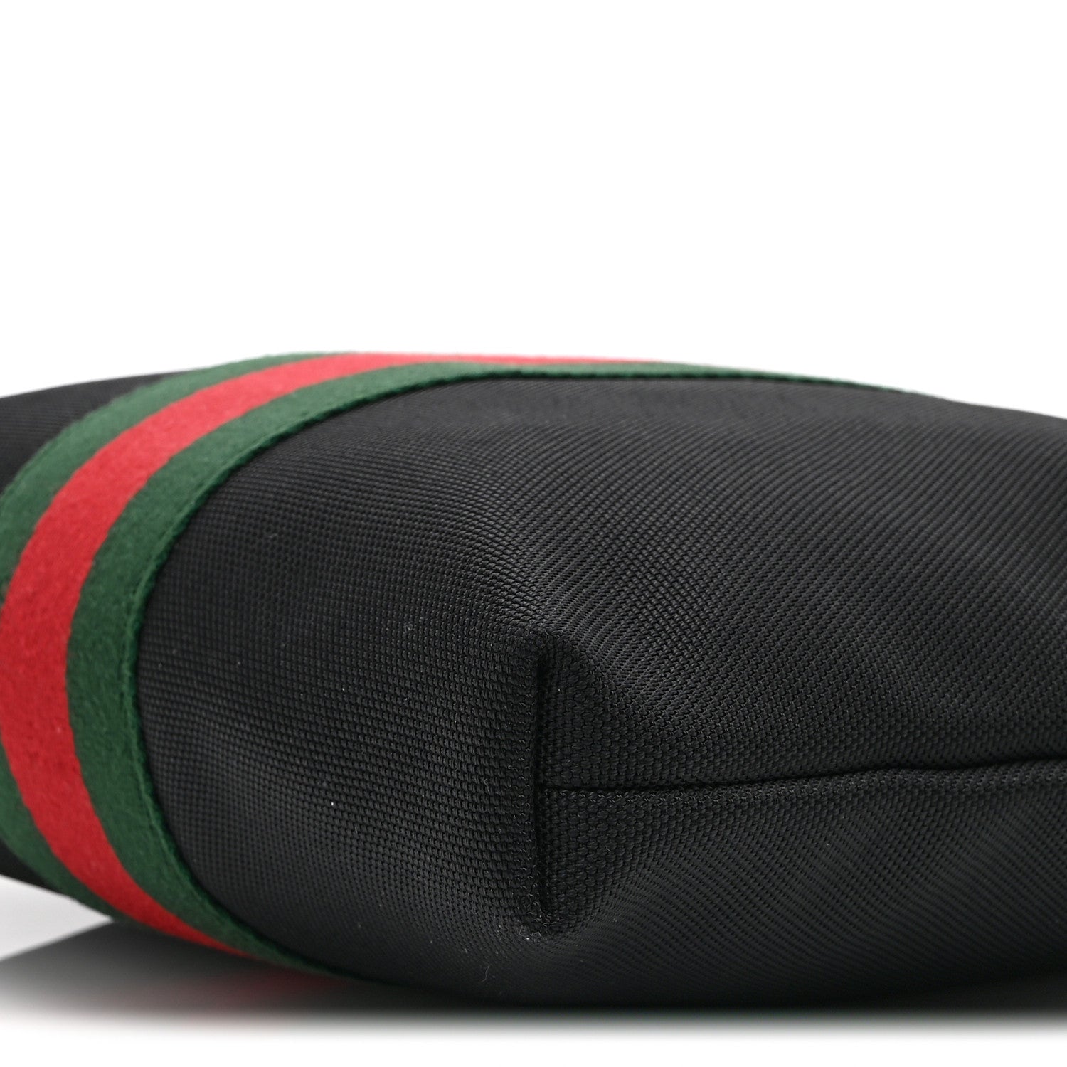 Gucci Techno Canvas Web Messenger Bag Black