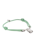Louis Vuitton X Virgil Abloh Sterling Silver Lockit Adjustable Cord Bracelet Green
