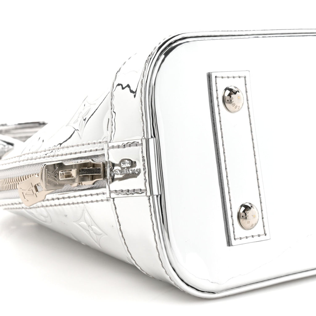 Louis Vuitton Monogram Miroir Alma BB Silver
