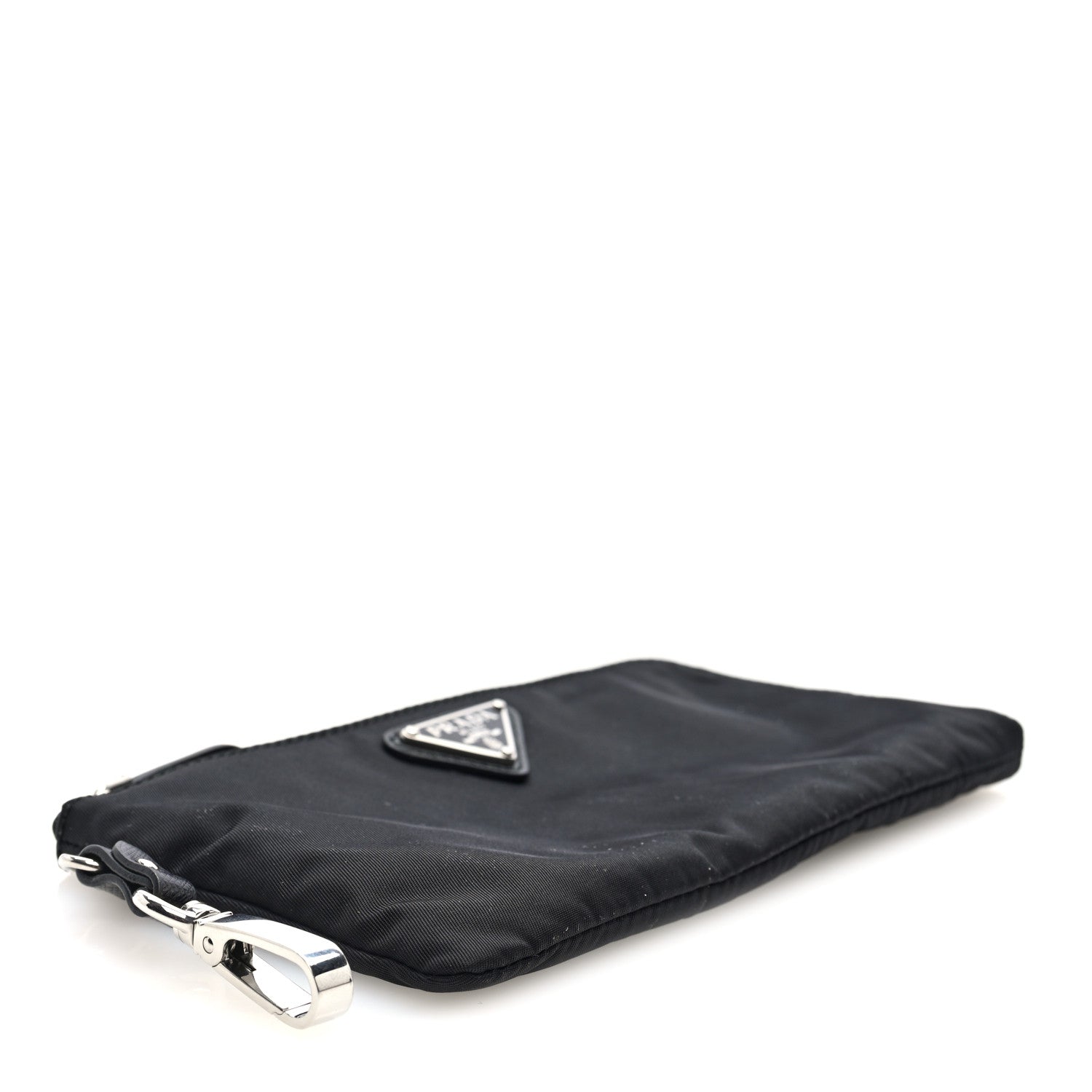 Prada Nylon Tessuto Pouch Black