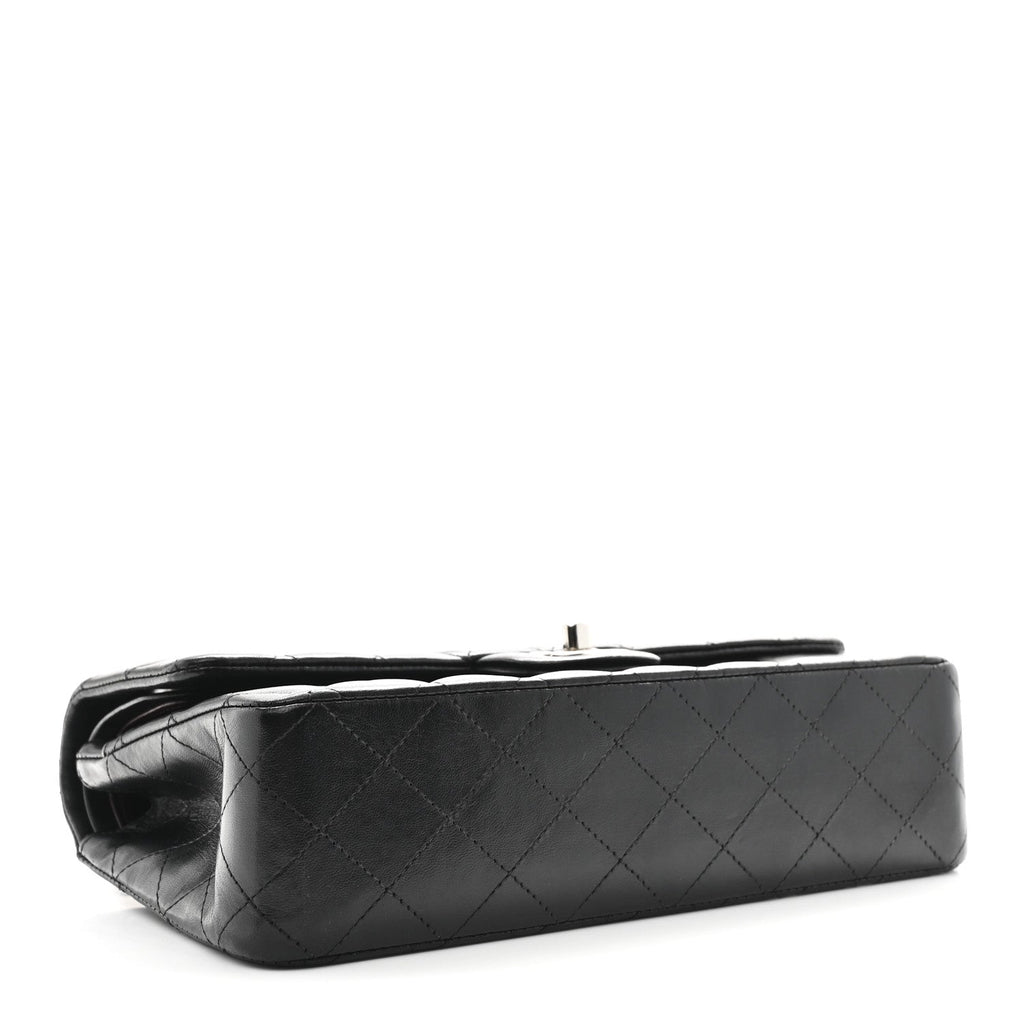Chanel Lambskin Quilted Medium Double Flap Black