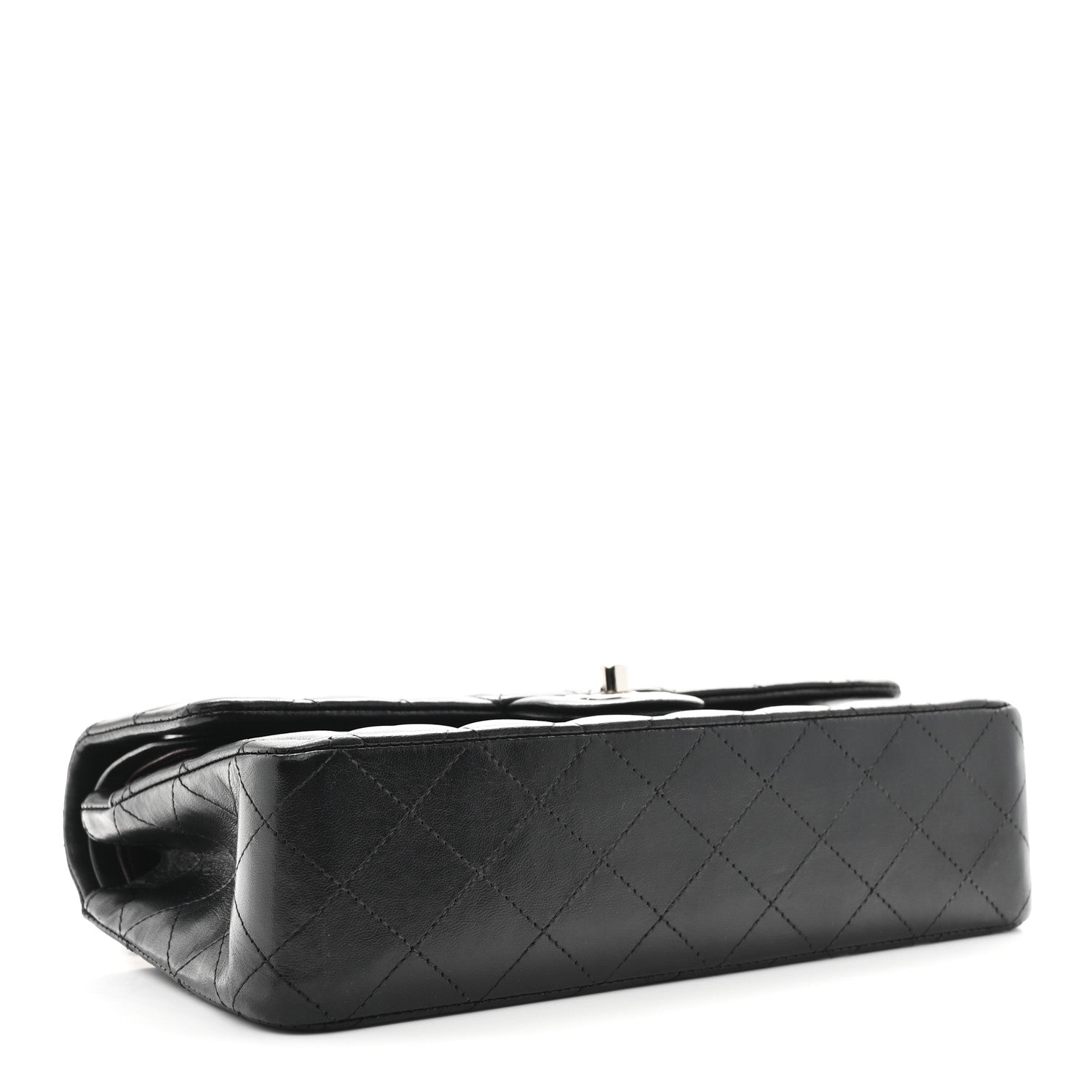 Chanel Lambskin Quilted Medium Double Flap Black