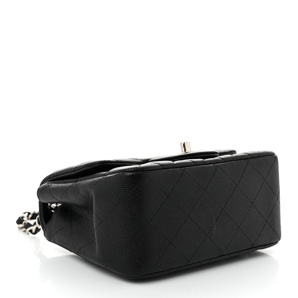 Chanel Caviar Quilted Mini Square Flap Black