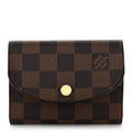 Louis Vuitton Damier Ebene Rosalie Coin Purse Rose Ballerine