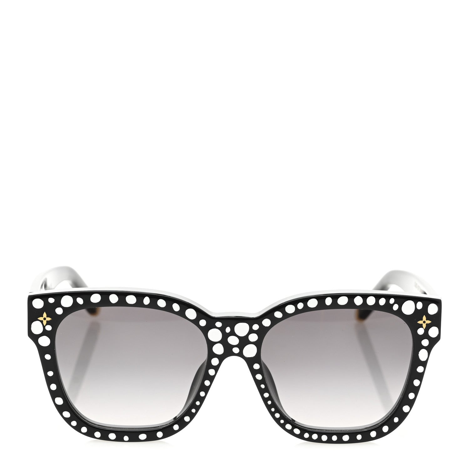 Louis Vuitton LV X YK Acetate Painted Dots Sunglasses Z1902W Black White